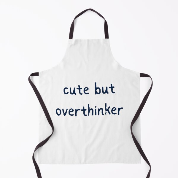 Item preview, Cute But Overthinker Typography Art Design designed and sold by VibeoCanvasShop.