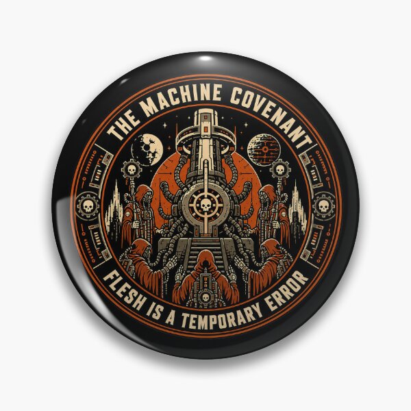 Item preview, Machine Covenant - Flesh is a Temporary Error designed and sold by Forged in the Warp.