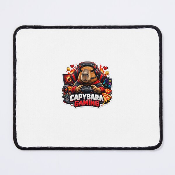 Item preview, Capybara Gaming Cartoon Design designed and sold by Aramdesing.