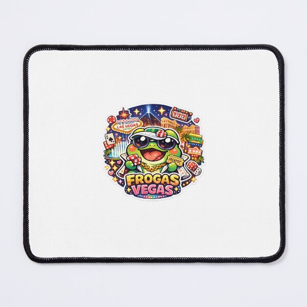 Item preview, Cute Frog Sticker Las Vegas Casino Fun designed and sold by Cozy404Lab.