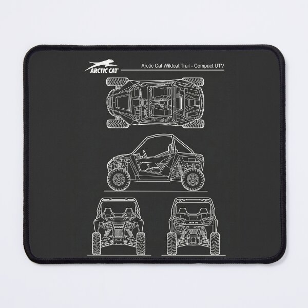 Item preview, Arctic Cat Wildcat Trail Blueprint Side by Side Compact UTV Technical Outline designed and sold by Motorline44.