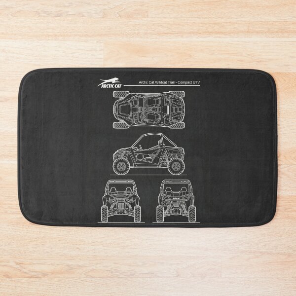 Item preview, Arctic Cat Wildcat Trail Blueprint Side by Side Compact UTV Technical Outline designed and sold by Motorline44.