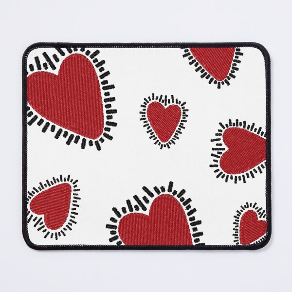 Item preview, Hearts - Embroidered look design designed and sold by waut-embroidery.