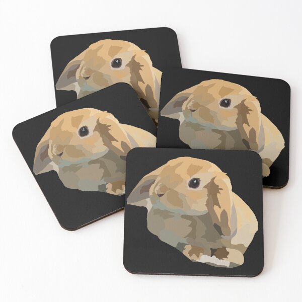 Item preview, Relaxed Bunny Looking Sideways designed and sold by Just-Arts-4U.