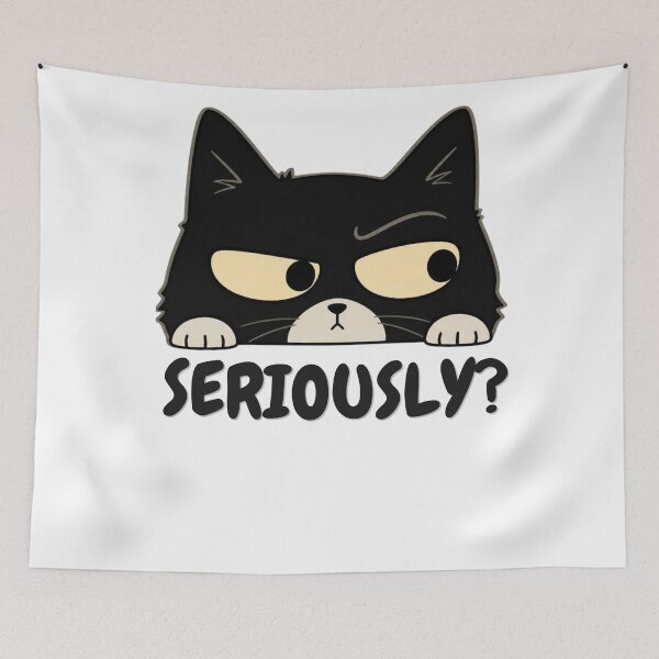 Item preview, Seriously Side Eye Cat Design designed and sold by AdicretorDesign.