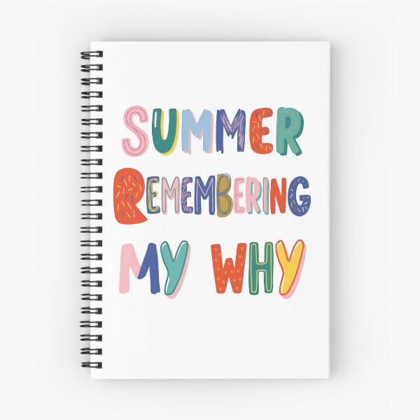 Item preview, Summer Remembering My Why Motivation Personal Growth Inspiration Goals designed and sold by RetroMini2026.