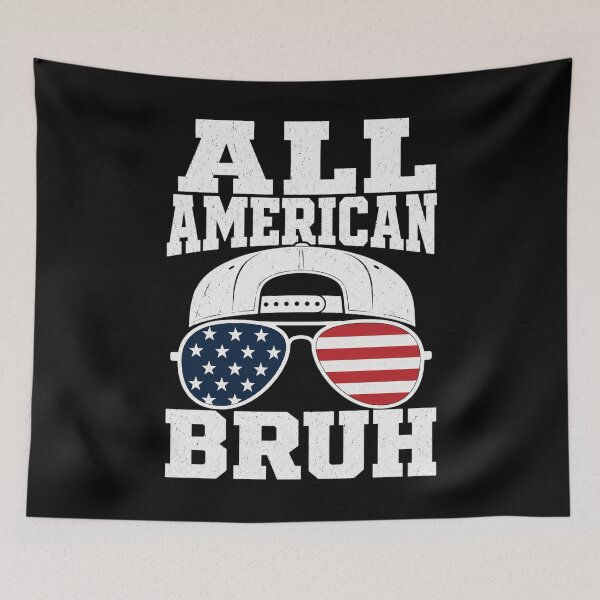 Item preview, All American Bruh 4th of July Boys Patriotic Teens Kids designed and sold by clothesy7.
