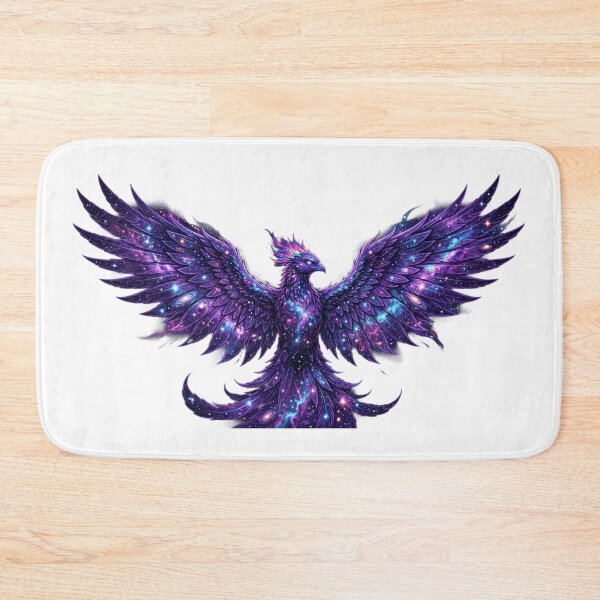 Item preview, Cosmic Phoenix Galaxy Nebula Space Bird Art designed and sold by JeevanStickers.