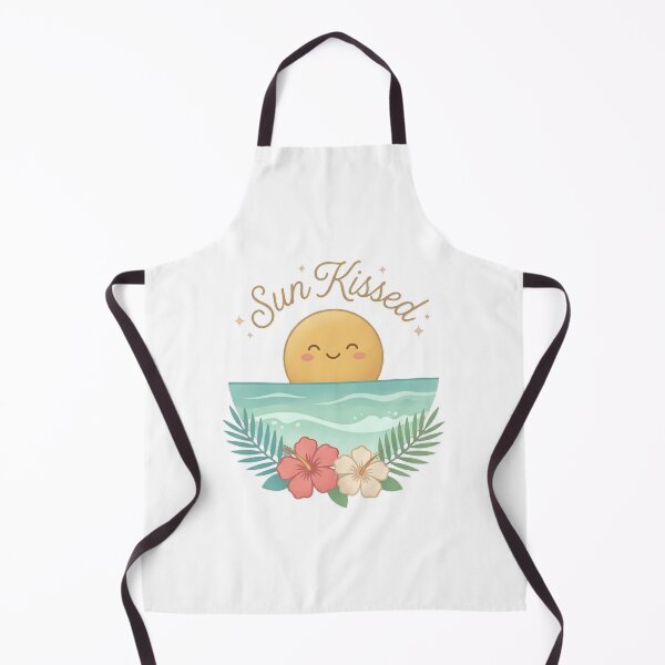 Item preview, Sun Kissed Cute Tropical Beach Sticker designed and sold by aashcreat.