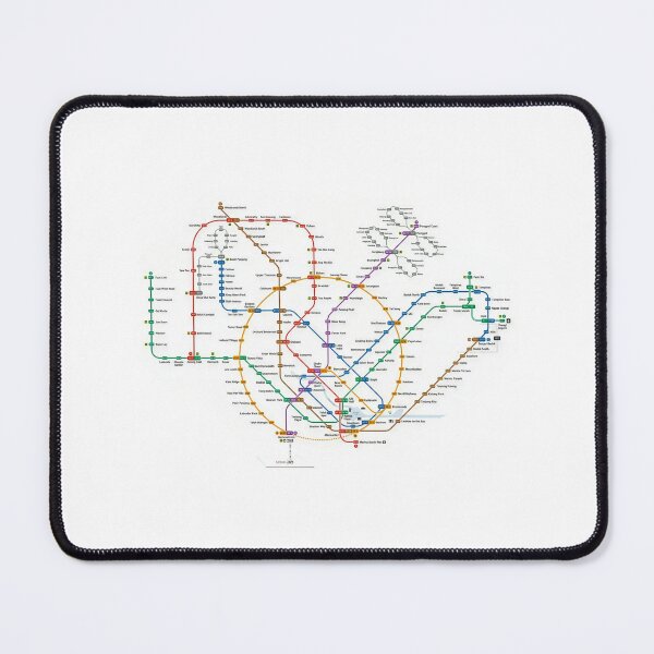Item preview, Singapore MRT Map designed and sold by ArtShare.