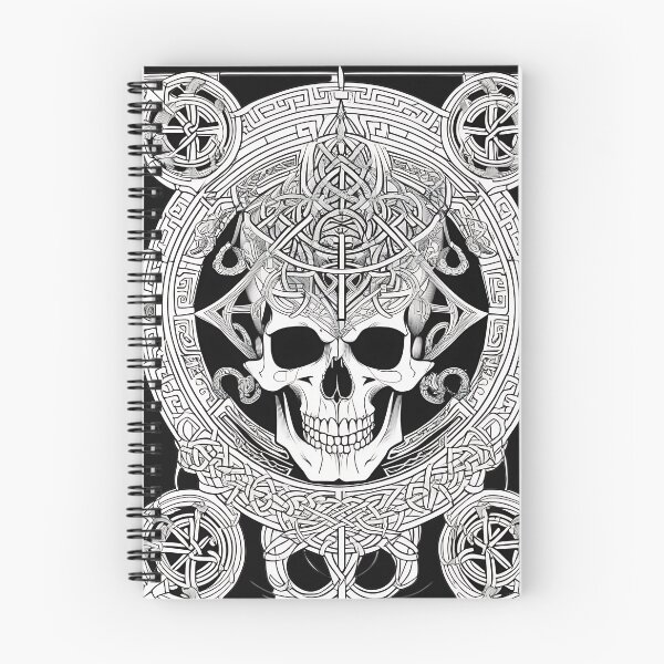 Item preview, Lovecraftian Cthulhu Skull Celtic Engraving designed and sold by DarkOriginArts.