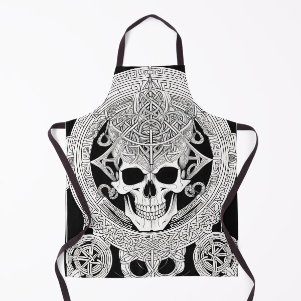 Item preview, Lovecraftian Cthulhu Skull Celtic Engraving designed and sold by DarkOriginArts.