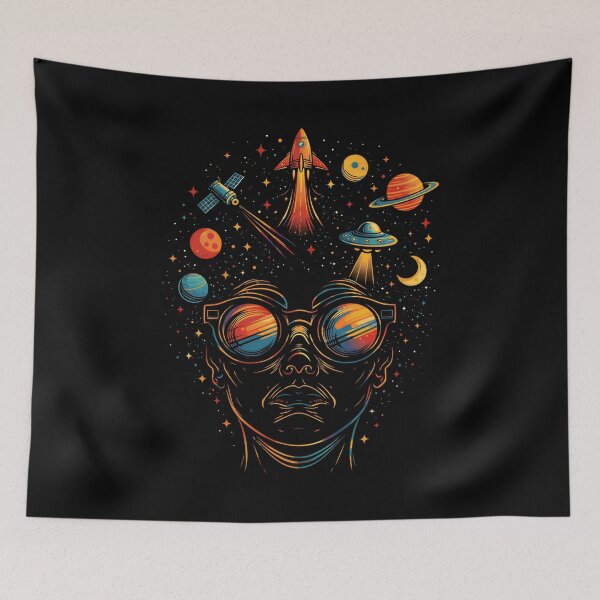 Item preview, Stars in My Eyes Psychedelic Space Sci Fi & Cosmic Lovers designed and sold by Blok45.