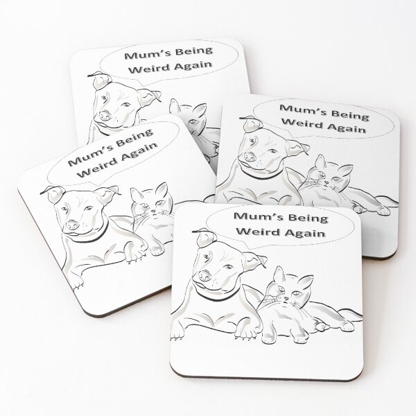 Item preview, Pets Think Mum is Weird — Funny Pet Owner Sticker Gift designed and sold by Twenty93.