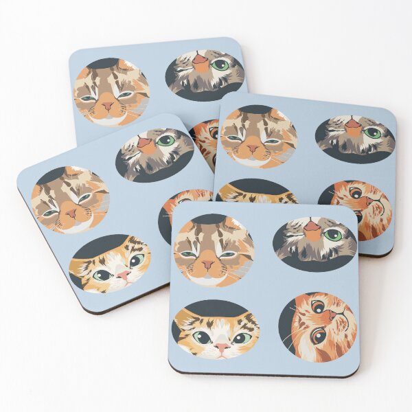 Item preview, Cat faces designed and sold by KASARO.
