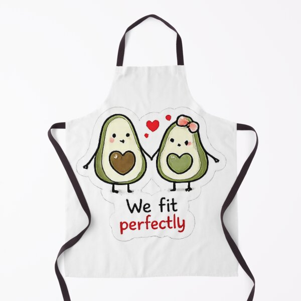 Item preview, We Fit Perfectly Cute Avocado Couple Love designed and sold by Northline Creative.