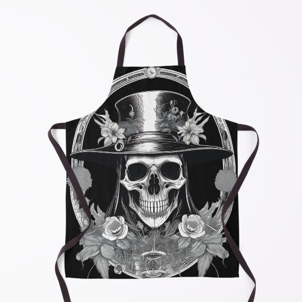 Item preview, Victorian Gothic Top Hat Skull Engraving designed and sold by DarkOriginArts.