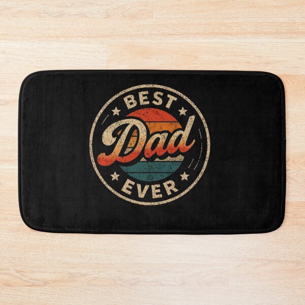 Item preview, Best Dad Ever Vintage Retro Sunset Badge Shirt designed and sold by Travel Souvenirs 30.