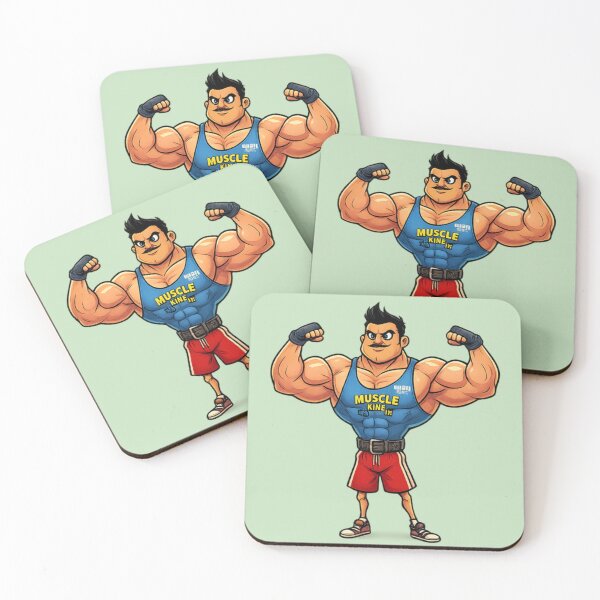 Item preview, Funny Muscle King Cartoon Bodybuilder PNG | Big Muscles Tiny Legs Meme Design designed and sold by arifali786.