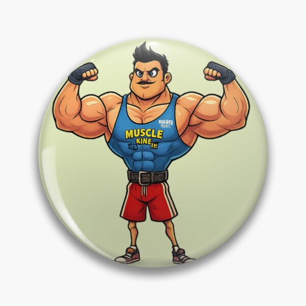 Item preview, Funny Muscle King Cartoon Bodybuilder PNG | Big Muscles Tiny Legs Meme Design designed and sold by arifali786.