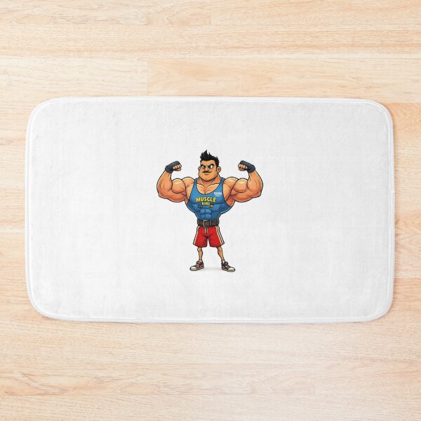 Item preview, Funny Muscle King Cartoon Bodybuilder PNG | Big Muscles Tiny Legs Meme Design designed and sold by arifali786.