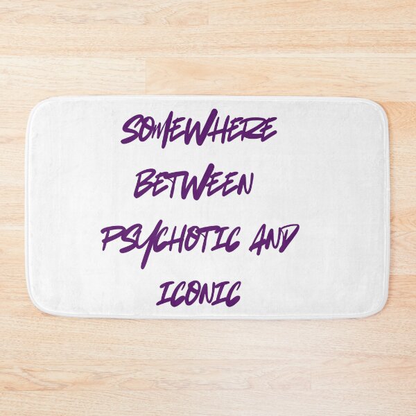 Item preview, Somewhere Between Psychotic And Iconic designed and sold by VibeoCanvasShop.