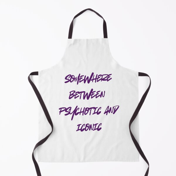 Item preview, Somewhere Between Psychotic And Iconic designed and sold by VibeoCanvasShop.