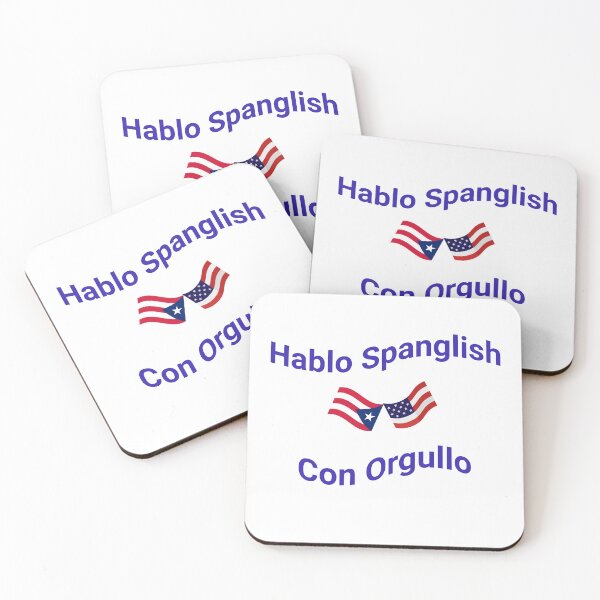 Item preview, Hablo Spanglish Con Orgullo (Puerto Rico) designed and sold by Caris Clothing.