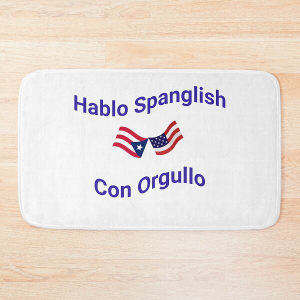 Item preview, Hablo Spanglish Con Orgullo (Puerto Rico) designed and sold by Caris Clothing.
