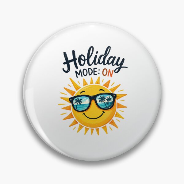 Item preview, Holiday Mode On Funny Summer Sun Shirt | Cute Vacation Sunshine Design designed and sold by VariusDesigns.