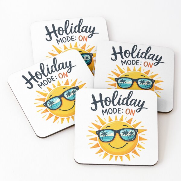 Item preview, Holiday Mode On Funny Summer Sun Shirt | Cute Vacation Sunshine Design designed and sold by VariusDesigns.