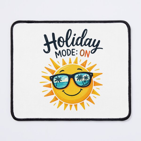 Item preview, Holiday Mode On Funny Summer Sun Shirt | Cute Vacation Sunshine Design designed and sold by VariusDesigns.