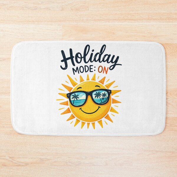 Item preview, Holiday Mode On Funny Summer Sun Shirt | Cute Vacation Sunshine Design designed and sold by VariusDesigns.