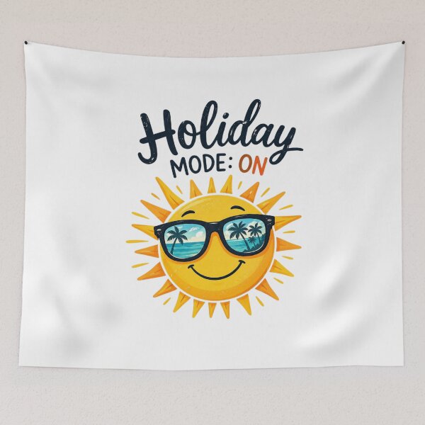 Item preview, Holiday Mode On Funny Summer Sun Shirt | Cute Vacation Sunshine Design designed and sold by VariusDesigns.