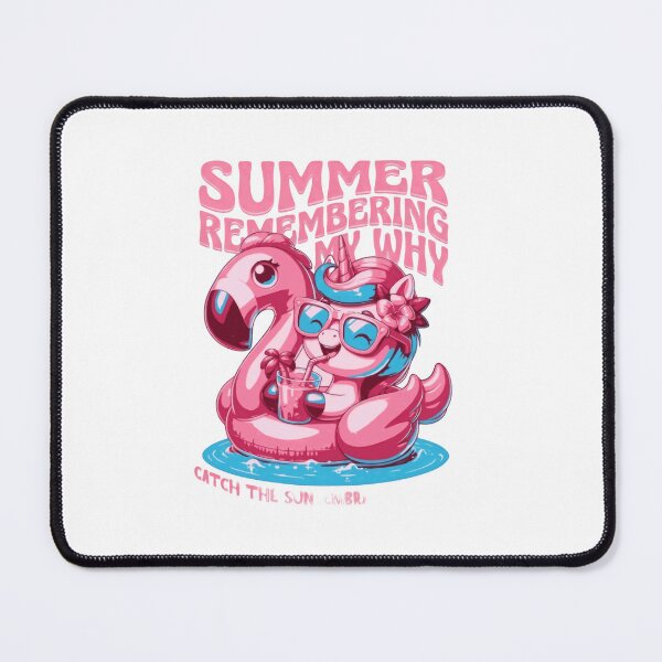 Item preview, Summer Remembering My Why Catch The Sun Unicorn Flamingo Vacation Motivation designed and sold by RetroMini2026.