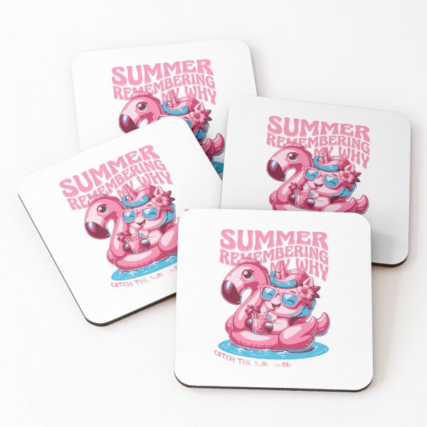 Item preview, Summer Remembering My Why Catch The Sun Unicorn Flamingo Vacation Motivation designed and sold by RetroMini2026.