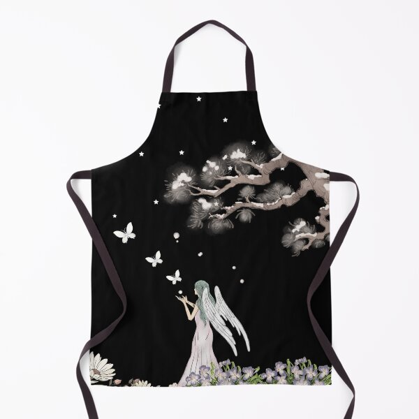 Item preview, Moonlit Angel Garden Fantasy Watercolor Art designed and sold by ruchikadesigns.