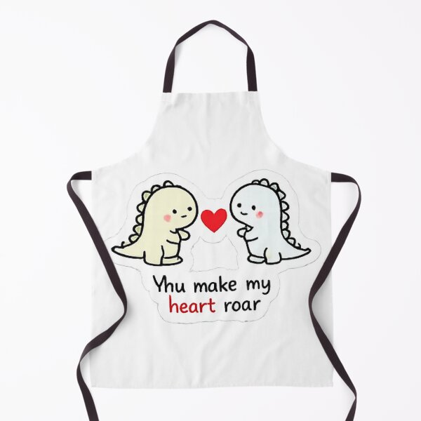 Item preview, You Make My Heart Roar Cute Dinosaur Couple designed and sold by Northline Creative.