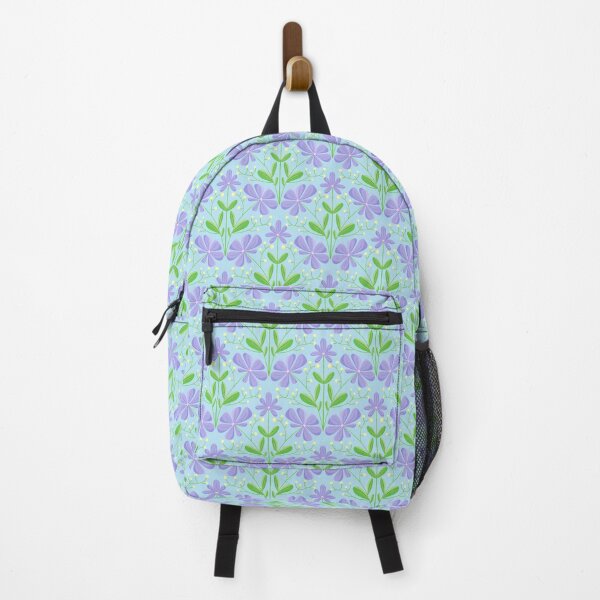 Item preview, Purple Floral Pattern designed and sold by CakeyDoesArt.