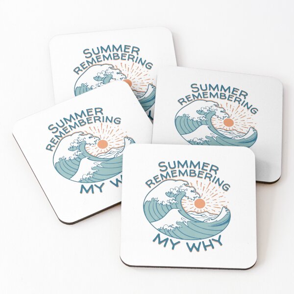 Item preview, Summer Remembering My Why Ocean Beach Motivation Wanderlust designed and sold by RetroMini2026.