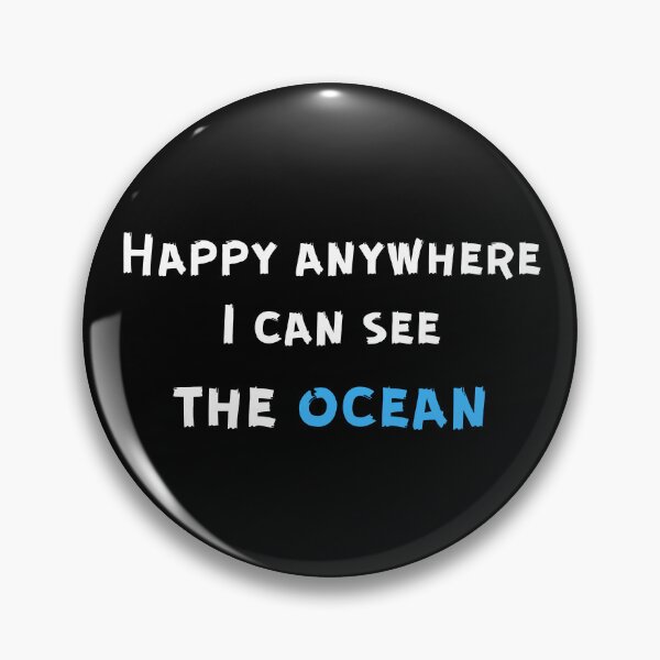 Item preview, Happy anywhere I can see the ocean designed and sold by BlissThreads.