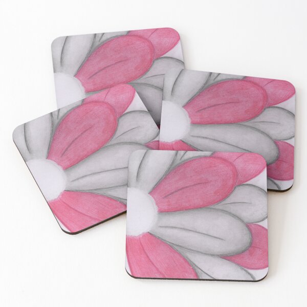 Item preview, Pink and grey flower  designed and sold by Artbysarah23.