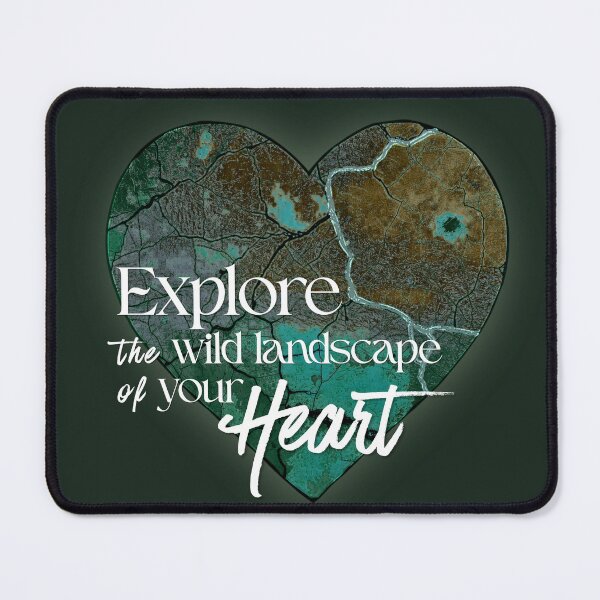 Item preview, Explore The Wild Landscape Of Your Heart Map designed and sold by Timeless Muse.