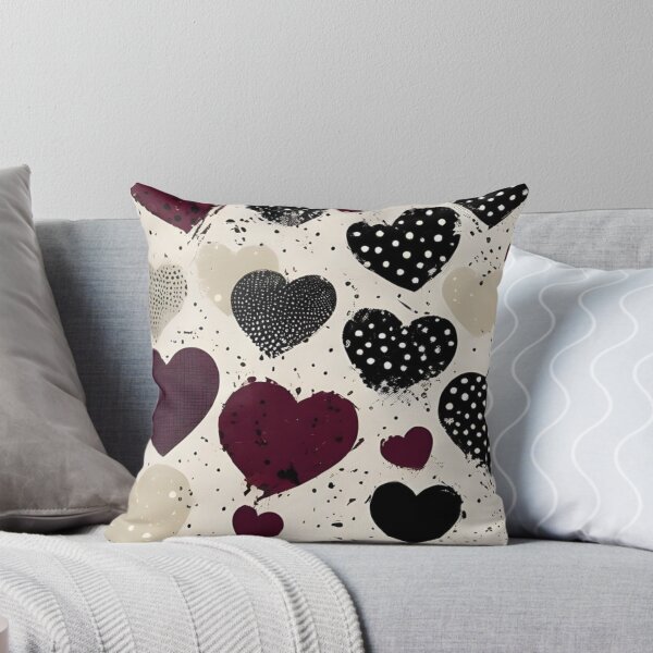 Item preview, Red and blue hearts designed and sold by ItsAllYellow.