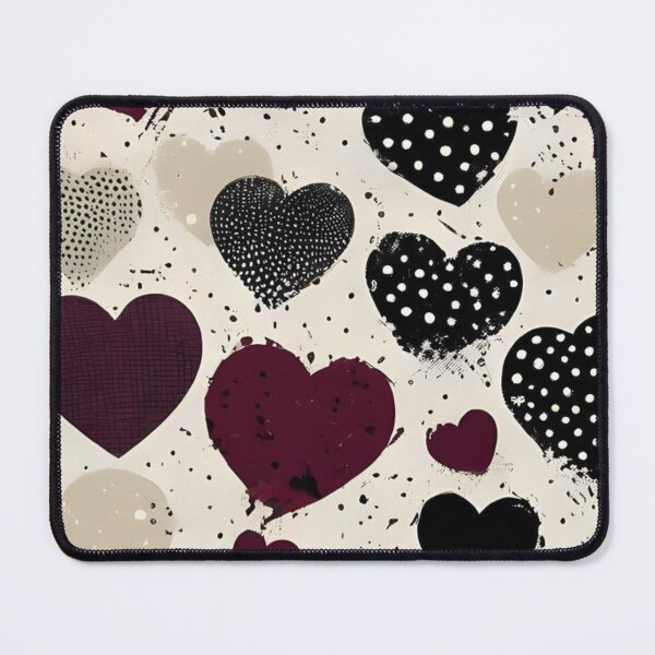 Item preview, Red and blue hearts designed and sold by ItsAllYellow.