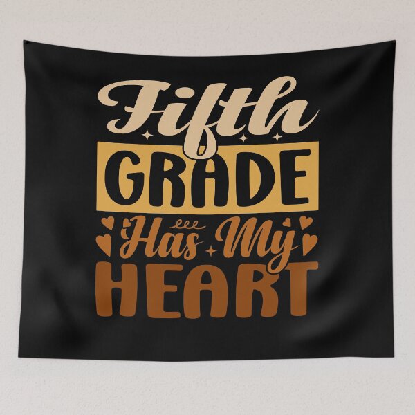 Item preview, Fifth Grade Has My Heart designed and sold by SiarheiYur.