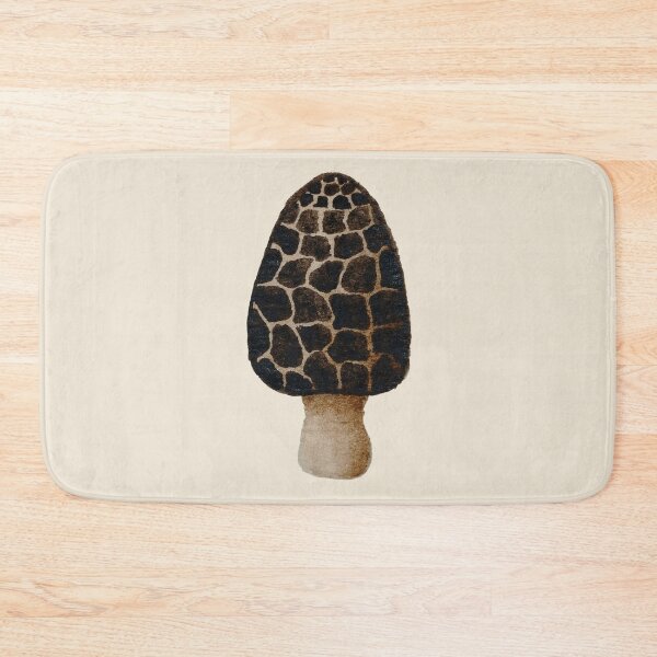 Item preview, Morel mushroom - hand-painted in watercolor. designed and sold by Greitas.