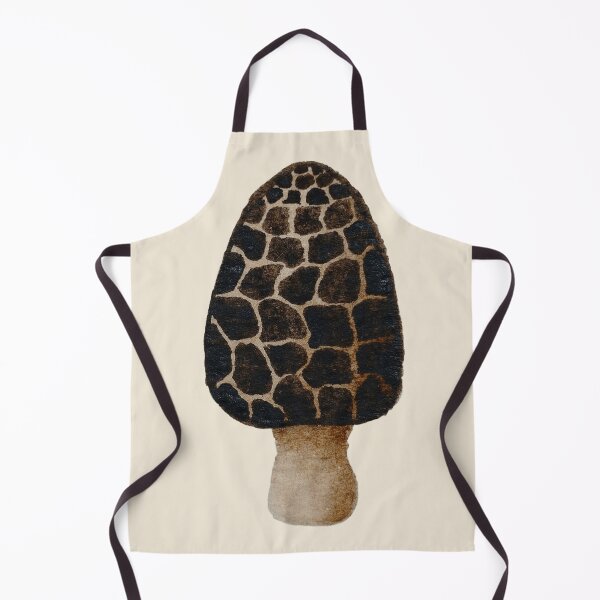 Item preview, Morel mushroom - hand-painted in watercolor. designed and sold by Greitas.