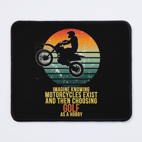 Item preview, Imagine Knowing Motorcycles Exist And Then Choosing Golf Motocross Vintage Rider designed and sold by Pixiorra.
