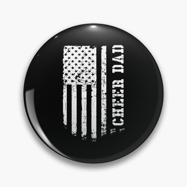 Item preview, Cheer Dad American Flag Cheerleading Dad Fathers Day designed and sold by Achrafdesign.